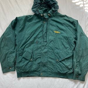 California Outerwear Men's Green Windbreaker Jacket Size XL